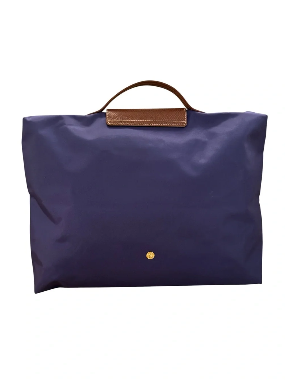 Longchamp Le Pliage Purple Briefcase / Laptop Bag with COA